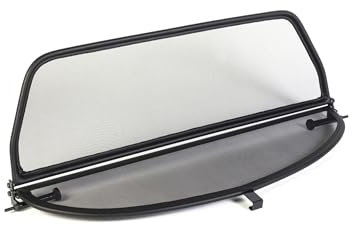 Déflecteur de vent noir pour Alfa Romeo Spider 1995-2005 | Filet Anti-Remous Coupe | Déflecteur d'air