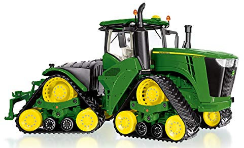 WIKING 077849 John Deere 9620RX Modelltraktor, 1:32, Metall/Kunststoff, Ab 14 Jahre, Viele Funktionen, 4 mitlaufende Raupenlaufwerke, Bewegliches Knickgelenk