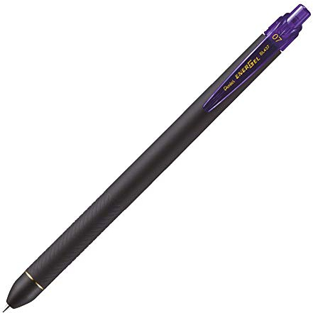 Pentel BL437R1 EnerGel Noir - Campanello retrattile con punta da 0,7 mm, inchiostro viola (una penna)