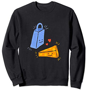 J'aime le Fromage Râpe à Fromage Humour Raclette Drôle Sweatshirt