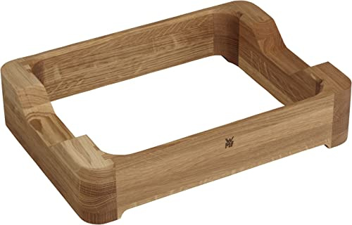 WMF Profi Resist Servierrahmen für Auflaufform 36 x 26 x 6 cm, Eichenholz, zur ästhetisch-praktischen Tischpräsentation