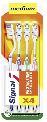 Signal Cepillo de Dientes Medio Protección Integral 4 unidades
