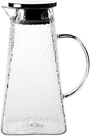 BEZAX Teekanne Teekanne Klarglas Teekanne Teekanne Wasserkocher Teekanne Glaskrug Topf Transparentes Glas Große Kapazität Teekanne (Color : 1.8L) (Color : 1.2L)