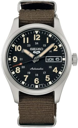 Seiko 5 stile sportivo di centrocampo zona verde. SRPJ85K1