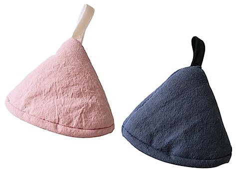Zerodeko 2 Pezzi Presine Cucina Triangolari Isolanti dal Calore per Coperchi Pentola e Manici, Riutilizzabili per Scenari da Cucina e Forno Colore Casuale