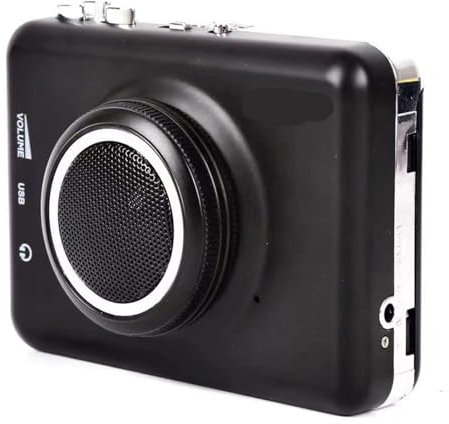 HUIOP Reproductor de casetes Reproductor de casetes Walkman Altavoz Retro portátil Múltiples métodos de Suministro de energía Digitaliza la música en Casete a función MP3 Sonido