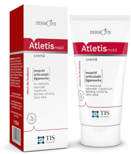 AtleTIS Crema sportiva attivante riscaldante lenitiva Pre SPORT, Pre e Post Allenamento, Recupero Muscolare post Sforzo, Tensioni e Contratture, Rilassa i Muscoli, Pomata Antidolorifica e Infortuni