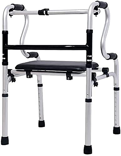 Rollator für ältere Menschen mit Behinderungen, leicht, tragbar, höhenverstellbar, mit Duschstuhl und Rädern