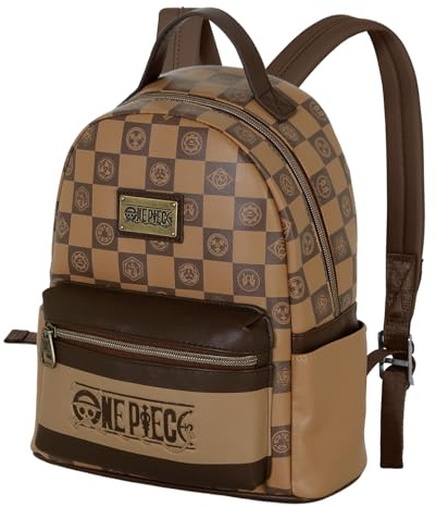 One Piece Chess-Zainetto Heady, Cammello, 24,5 x 29 cm, Capacità 8 L