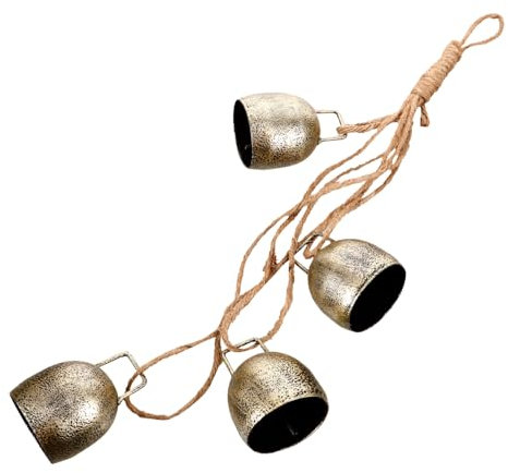 JOINPAYA Cloche Suspendue Vintage Carillon Éolien Délicat Ornement Artisanal pour Balcon et Fenêtre Mélodie Douce au Moindre Souffle de Vent