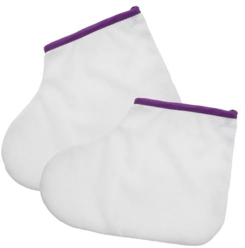 Bolsas de Cera para Pies de Poliéster, 1 Par para Spa | Fundas para Terapia de Parafina, Lavables y Térmicas, para Manos y Pies, Uso en Spa