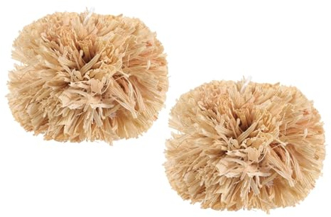 SUPVOX Bunny Chewing Balls 2.75 in Small Pet Molar Toys for Rabbits Guinea Pigs Hamsters Chinchillas Tooth Grinding Chew Toys 2 Pack for Daily Chewing
