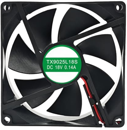 TX9025L18S DC18V 0.14A 90MM Fan -9CM 9025 2-Wire Cooling Fan