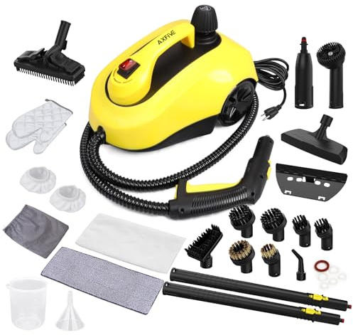 Steam Cleaners,Steam Mops for Floor Cleaning,Steam Mop with 28-Piece Accessories,5 Meter Power Cord for Floor Steamer, Removing Wallpaper,Oven,Carpet,Upholstery,Sofa,Car-Steamer Cleaning.