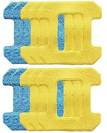 10 Stück Wischmopp-Pads, Kompatibel Mit ，Compatible For Hobot，, 298 Fensterreinigungsroboter-Zubehör, Lappenfasermaterial, Nass- Und Trockenreinigung