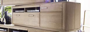 Beauty.Scouts Lowboard Anabell IV Board Kernbuche 179x54x51cm TV-Element TV-Board TV-Schrank Stauraumschrank Stauraumelement Fernsehschrank Fernsehboard robust