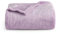 Bedsure Fleece Throw Blanket for Sofa - Soft Cosy Fluffy Blankets for Bed, Warm Single Throws for Audlts, Light Purple, 130x150 cm