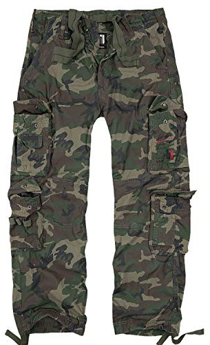 bw-online-shop Squad Vintage cargobyxor herr, Skog, 34W / 32L