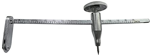 AERZETIX - Taglierina circolare compasso regolabile per cartongesso 30-400mm - taglio a passaggio in cartongesso - strumenti di incisione circolare per cartongesso/legno - C50013
