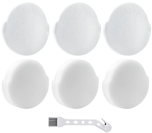 Replacement DuoClean Filter For Shark NZ850UK NZ850UKT Upright Vacuum Cleaner (3 Pairs Sponge Filter &1 Cleaning tool)
