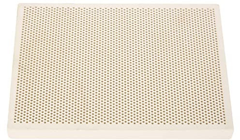 Tiiyee Keramische Lötplatte, Waben Lötbrett Keramik Lötmatte Feuerfeste geschweißte Platte Keramikfliesen Honeycomb Plate Schmuck Heizung Farbe Druck Keramikplatte Für Wärme Lack Trocknen