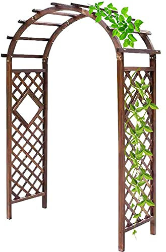 CHUNTIANMEI Gartenbogen,Holzpflanzenbogen,Hochzeitslauben,Stabiler Rosenbogen aus Holz,für Innen und Außenbereich,Party,Terrasse,Verschiedene Brautparty Dekoration,140×225cm