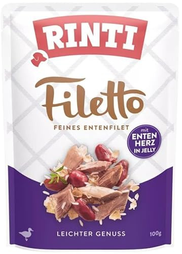 Rinti Filetto Jelly Ente & Entenherz | 24x 100g