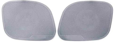 DZSQOMHGD Zubehör Interieur Für Tesla Für Model Y 2021-2023 Innen Audio Lautsprecher Abdeckung Aufkleber Tür Lautsprecher Unter Sitz Outlet Vent Trim Interieur Zubehör(Boot Horn Cover 1)