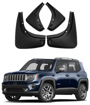 SLGYS Parafanghi Auto Anteriori e Posteriori,per Jeep Renegade 2015-2024 Paraspruzzi Impermeabili e Resistenti Durevole Facile da Installare
