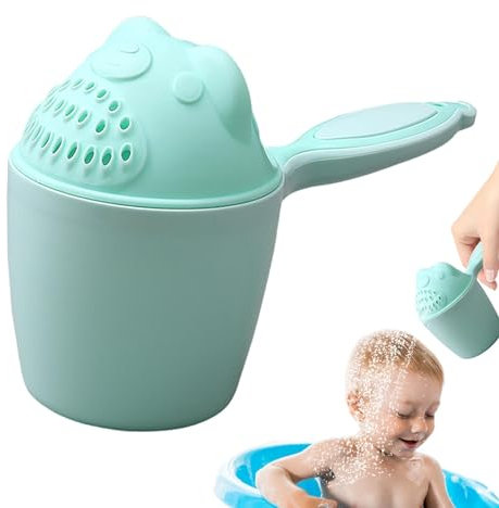 Rinse Shampoo Cup - Augenschutz Haarwaschbecher mit Griff | Praktischer Baby-Waschbecher | Baby Spülbecher Wasserfall Rinser | Sanfte Reinigung Bär Cartoon Shampoo Cup | Baby Spülbecher für Badezeit