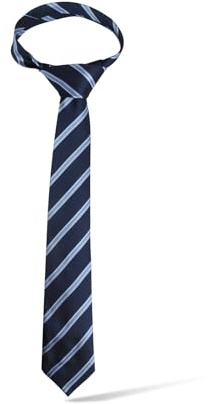 Jecdfs Verstellbare Vorgebundene Kinderkrawatte Gestreift für Jungen und Mädchen, Elegante Krawatte Kinder Jungen mit Clip, Seideneffekt, für Hochzeiten, Schuluniformen und Geburtstage, Komfortabel