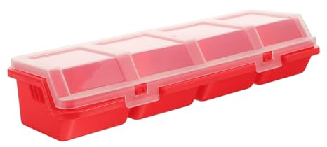 SHINEOFI Caja de Almacenamiento con Compartimentos Tornillos y Accesorios Electrónicos Organizador de Plástico con Caja Clasificadora Artículos Color
