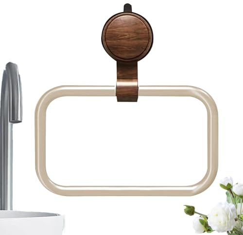 Anneau porte-serviette – Cintre à main avec ventouse pour salle de bain, cuisine, sans perçage, support de bar moderne pour la maison, hôtel, restaurant, toilettes, dortoir, bureau, appartement