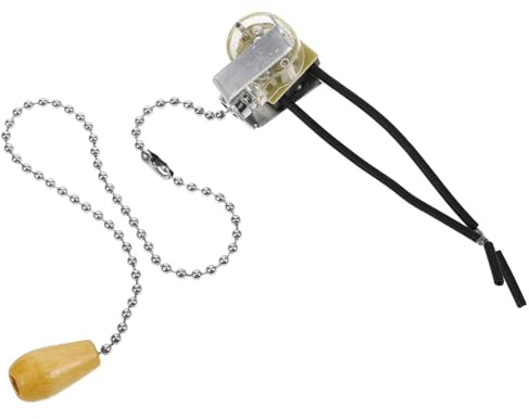 FONDOTIN Zugschalter Für Lampen Mit Geräuschlosem Zugmechanismus Hitzebeständiges Material Geeignet Für Wohnräume Und Restaurants Einfache Installation Für Wand Und Tischlampen