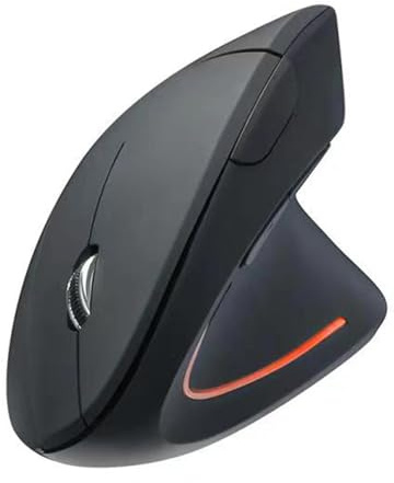 Ergonomische kabellose Maus – ABS Vertikale wiederaufladbare Computermaus, komfortables ergonomisches Eingabegerät, lange Akkulaufzeit, präzise Tracking-Maus | Professionelle Mäuse für Laptop