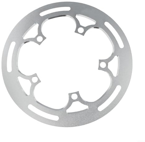 BlesConi Kettenblattschutz für BCD 130 mm 50-54T Einzel-Kettenblatt Aluminiumlegierung 235 mm Durchmesser