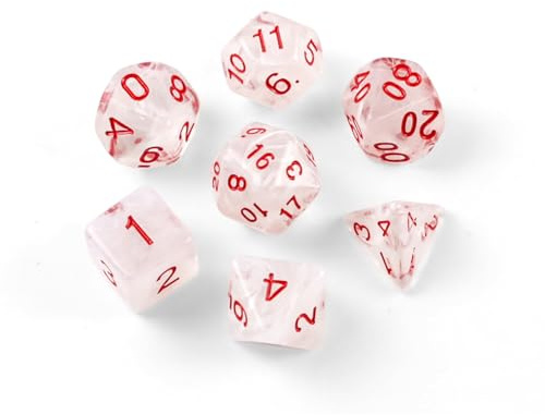 D&D - Set di 7 dadi poliedrici MTG | Dungeons & Dragons D20 D12 D10 D8 D6 D4 Dadi per giochi di carte da tavolo MTG DND
