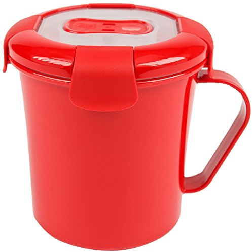 Good 2 Heat 4042 Soup Mug 683ml, Red, 14 x 10 x 12 cm