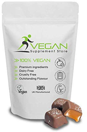 Vegan Diet Meal Replacement Shake - Supports Weight Management - Plant Based - Gluten-free, Dairy-free & Soya-free Diet Shake (Chocolate Salted Caramel) | 10 Servings | 500g