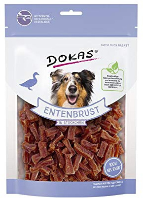 Dokas Ankbröst i bitar | 9 x 200 g hundmellanmål, godis