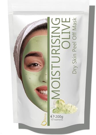 Oïléna - Masque Peel-Off Alginate Visage | Hydratation Intense et Réparation Peau Sèche | Élimination Douce des Points Noirs | Teint Lisse & Lumineux | Masque Gélifiant Maison, Transparent
