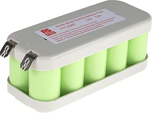 RS PRO NiMH Akkupack, 10-Zellen D 12V / 7Ah, Löt-Anschluss
