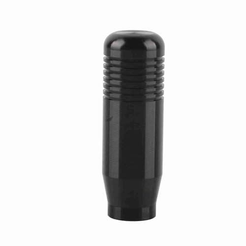 Pomello del cambio, pomello del cambio manuale in lega di alluminio per auto Manopola del cambio da 8,5 cm per (Nero)