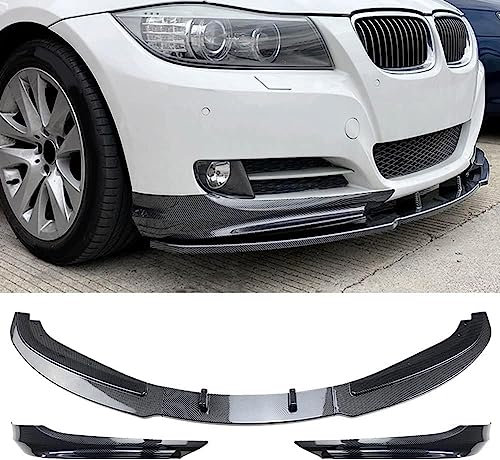 Auto Frontlippe Frontspoiler für BMW 3-Series E90 E91 LCI 320i 2009-2012,Frontstoßstange Splitter Protector Karosserie-Anbauteile,B