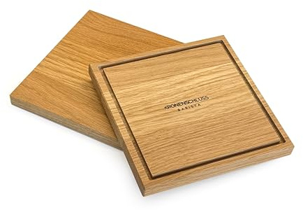 KRONENSCHLUSS Barista - Made in Germany Mühlendeckel | Eureka New Mignon Serie | für 300g Bohnenbehälter | Eichenholz