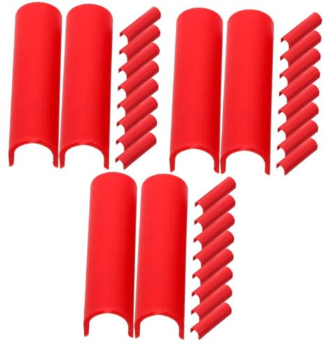 Angoily 30pcs Manual Tile U-Shaped Protective Sleeve Tile Spacer Pusher Rod Sleeve