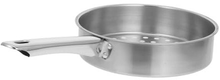 KOCKSHION Colino Acciaio Inossidabile Per Gamberi e Altri Alimenti Schiumarola Con Base Stabile Cucchiaio Scolapasta Multifunzionale Per Cucina e Frittura