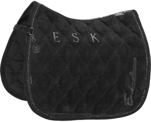 Eskadron Velours Chrystal Plat.25 schwarz