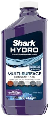 Shark Hydro Multi-Surface Cleaner Refill 1 Litre with Odour Neutraliser, Hard Floor Cleaning Solution, Compatible with Shark Hydro Hard Floor Cleaner WD210 & WD110, 4967FFJ200UK