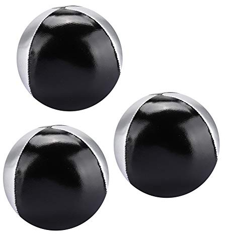 Alomejor 3pcs Jonglier Ball Set PU Leder Jonglierkugeln für Teenager Erwachsene Leichte Tragbare Tränenresistent für Alle Fähigkeiten mit EPS Feines Kolloidales Teilchen